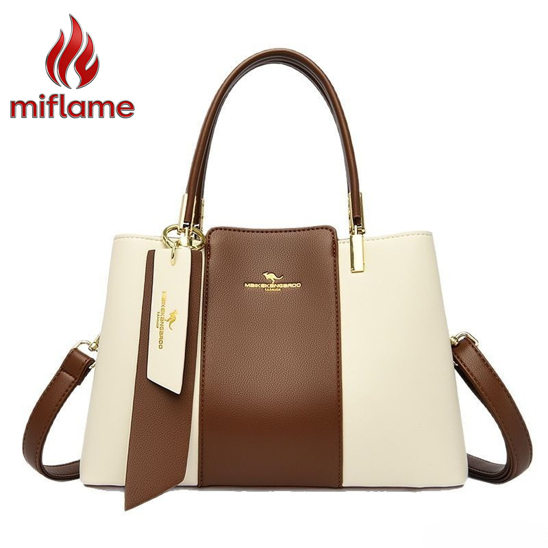 Quiet Luxury Bags Tote - กระเป๋าหนังแท้สำหรับผู้หญิง กระเป๋าสะพายไหล่ขนาดใหญ่ ดีไซน์เรียบหรู ทันสมัย ทนทาน พกพาสะดวก
