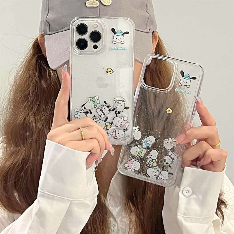 Luxury Bags From Japan - เคสโทรศัพท์ iPhone ลายการ์ตูนสุนัขและแมวน่ารักแบบ 3D หรูหรา แวววาว