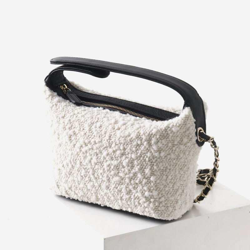 Luxury Zipper Bags - กระเป๋าหนังคลาสสิคทรงมินิโฮโบสำหรับผู้หญิง กระเป๋าถือแบรนด์หรู ดีไซน์เนอร์ 2026 รุ่นใหม่ ทำจากหนังวัว