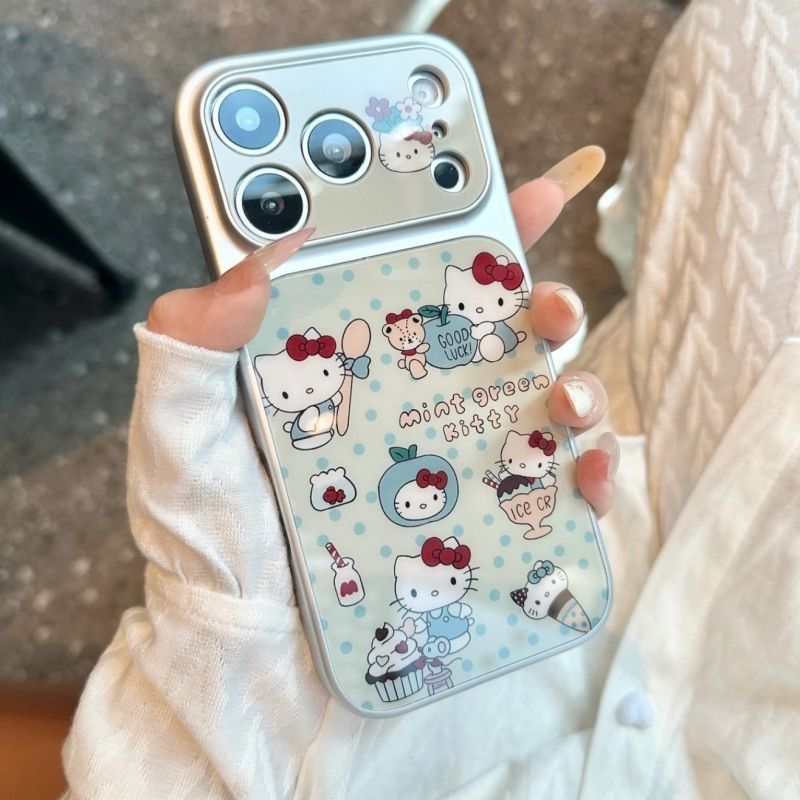 Luxury Bags From Japan - เคสโทรศัพท์อะคริลิกลายการ์ตูนแมวน่ารักสำหรับ iPhone 17 Pro 16 Pro