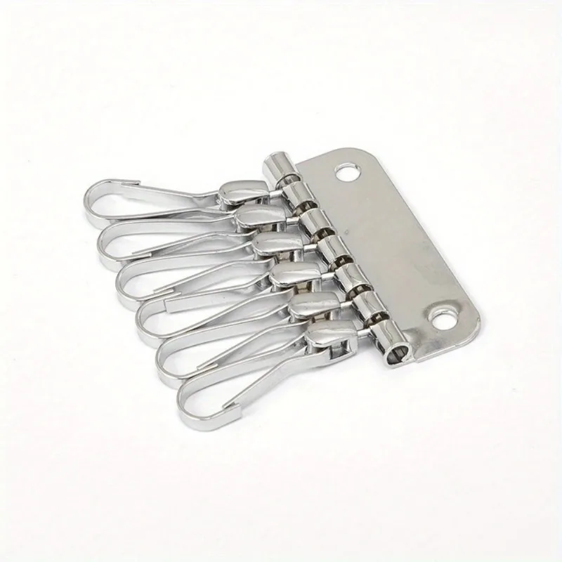 1PC กระเป๋าสตางค์คีย์แถว 6 ตะข - Key Holder Leather Pouch บทวิจารณ์และราคา