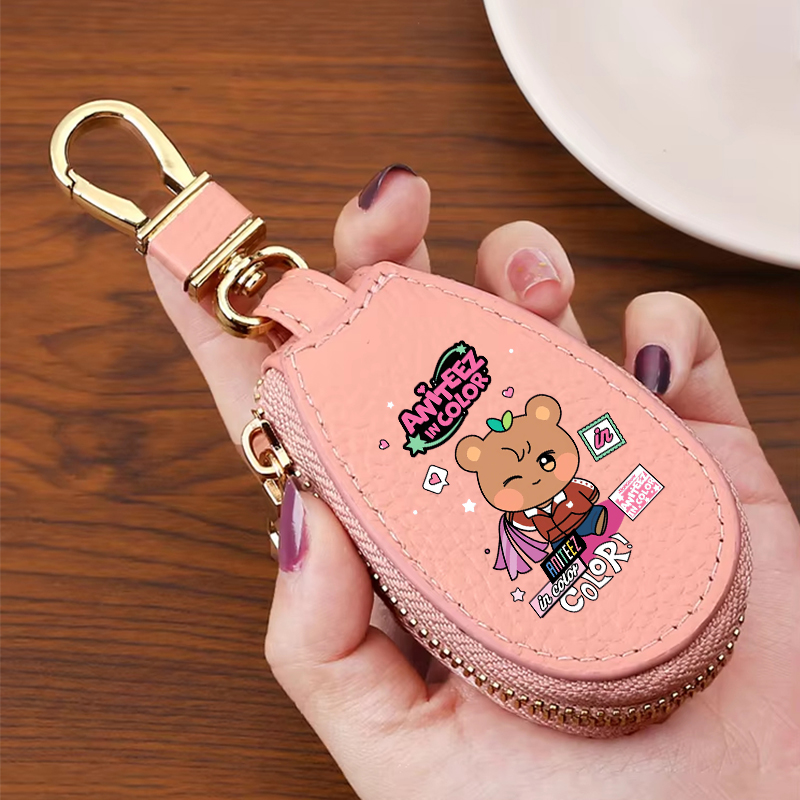 กระเป๋าใส่กุญแจหนัง ATEEZ พร้อ - Key Holder Leather Pouch บทวิจารณ์และราคา