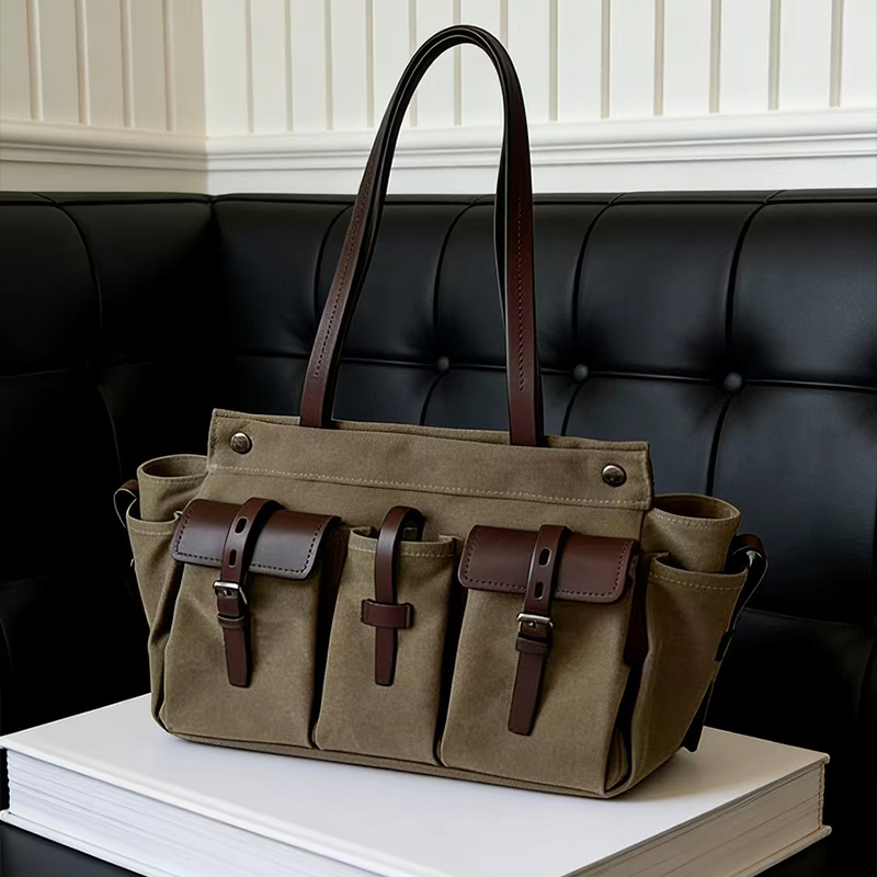 กระเป๋าโท้ทหนังแคนวาสสุดหรูหลา - Canvas Tote Designer บทวิจารณ์และราคา