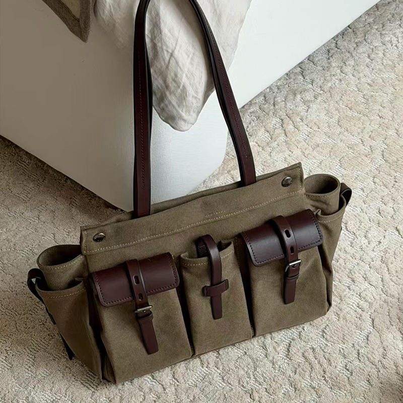 กระเป๋าโท้ทหนังแคนวาสสุดหรูหลา - Canvas Tote Designer บทวิจารณ์และราคา