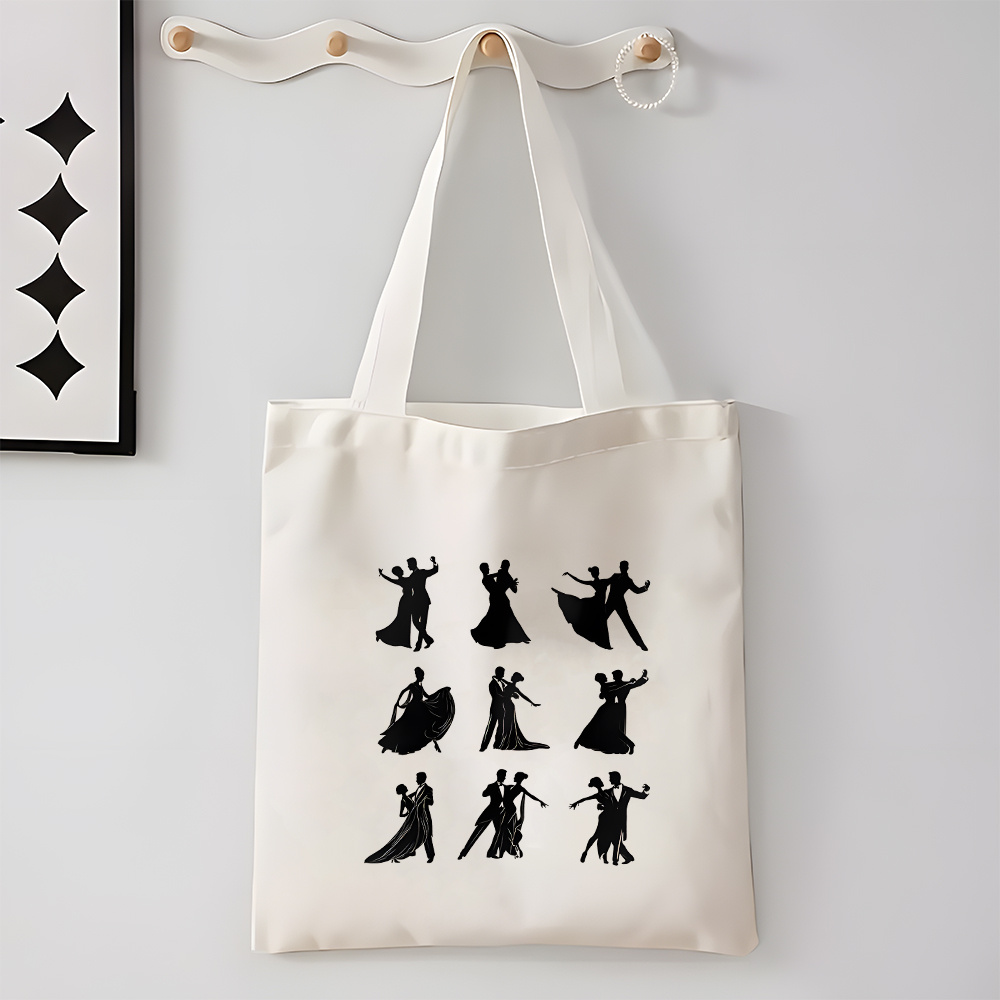 กระเป๋าโท้ทลายบัลเลอรีน่าขนาดใ - Canvas Tote Designer บทวิจารณ์และราคา