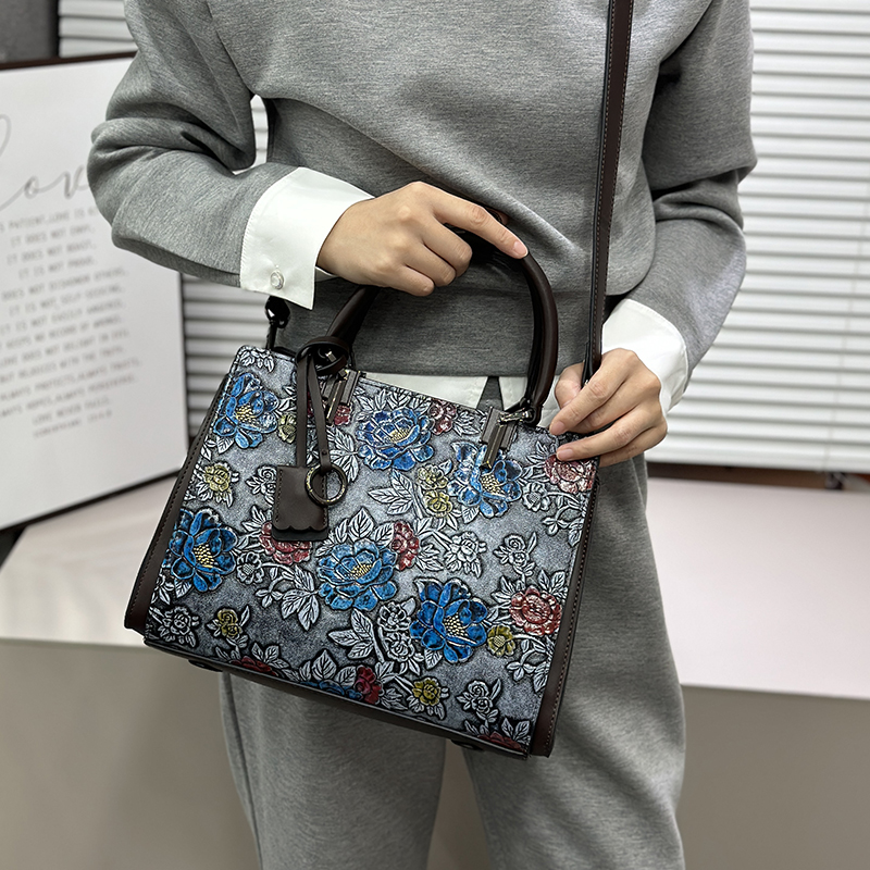 กระเป๋าโท้ทลายดอกไม้ 3 มิติ สไ - Quiet Luxury Bags Tote บทวิจารณ์และราคา