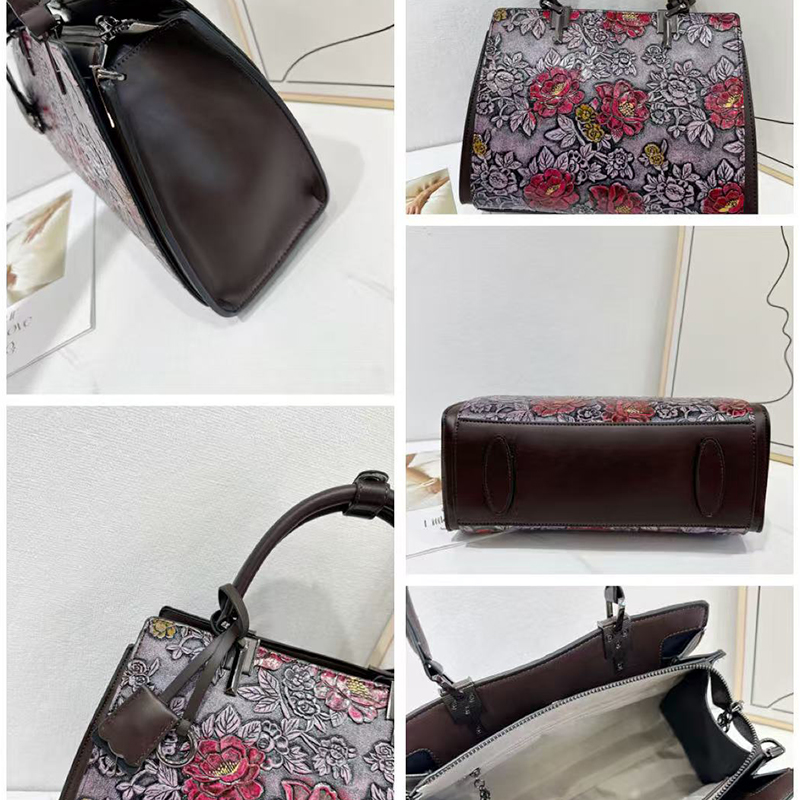 กระเป๋าโท้ทลายดอกไม้ 3 มิติ สไ - Quiet Luxury Bags Tote บทวิจารณ์และราคา