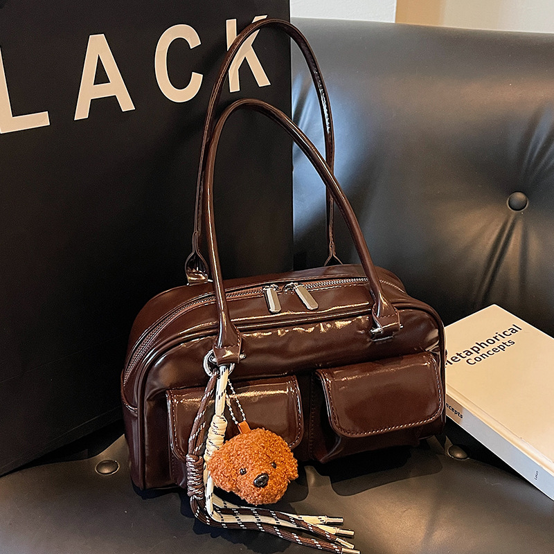 กระเป๋าโท้ทวินเทจความจุขนาดใหญ - Quiet Luxury Bags Tote บทวิจารณ์และราคา