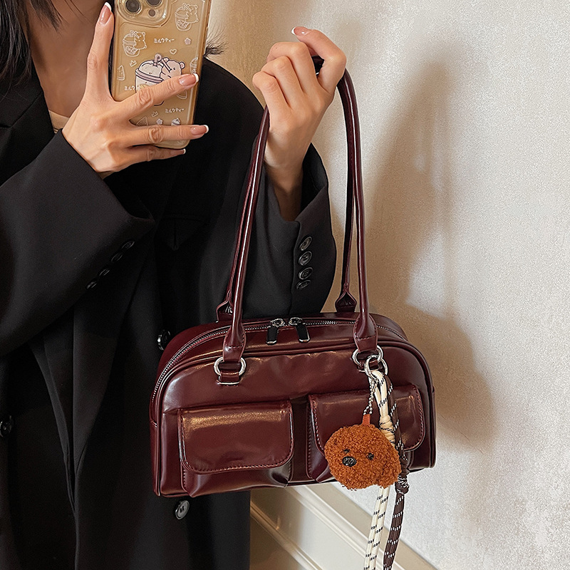 กระเป๋าโท้ทวินเทจความจุขนาดใหญ - Quiet Luxury Bags Tote บทวิจารณ์และราคา