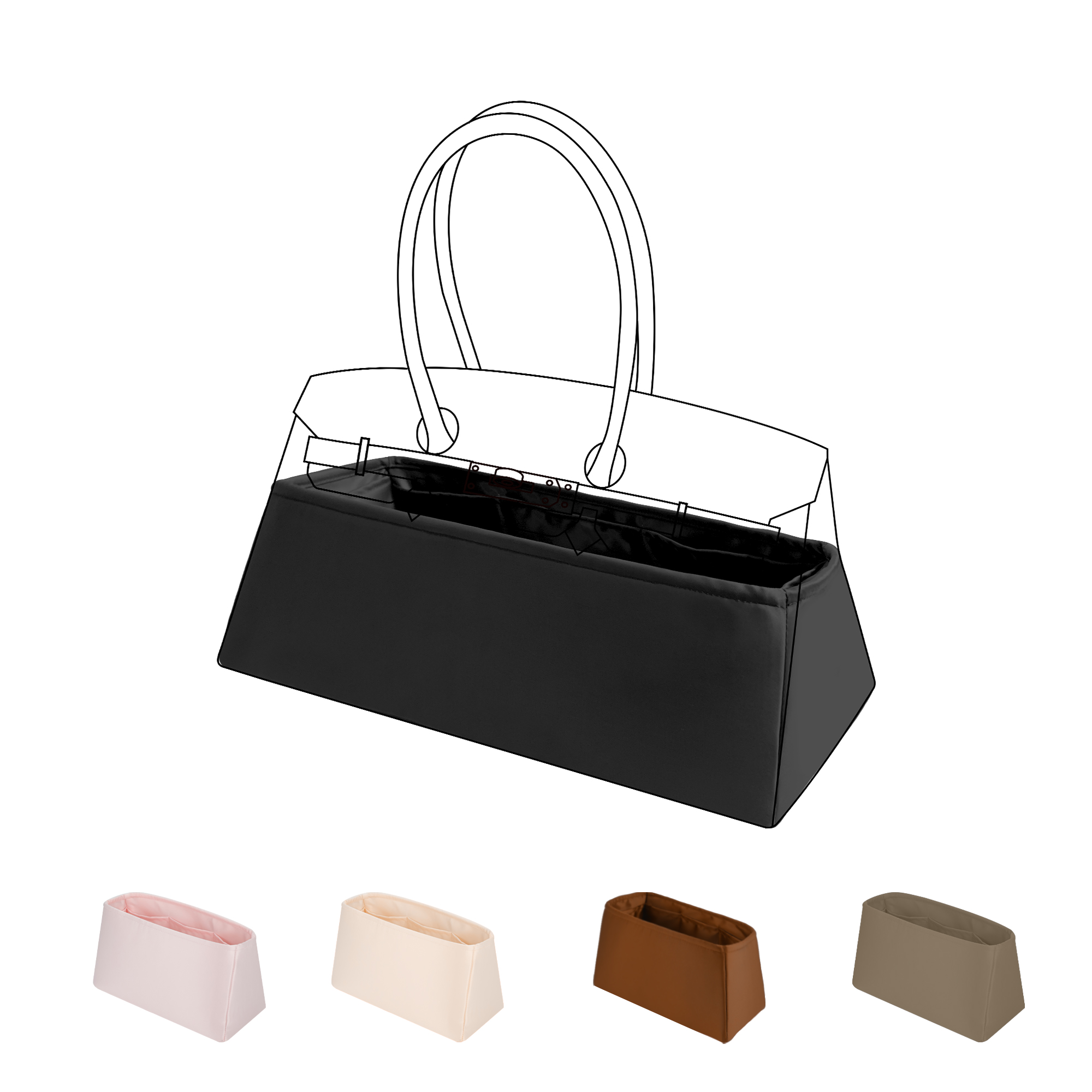 DGAZ กระเป๋าใส่ของแบบผ้าไหม เห - Luxury Bags Hermes บทวิจารณ์และราคา