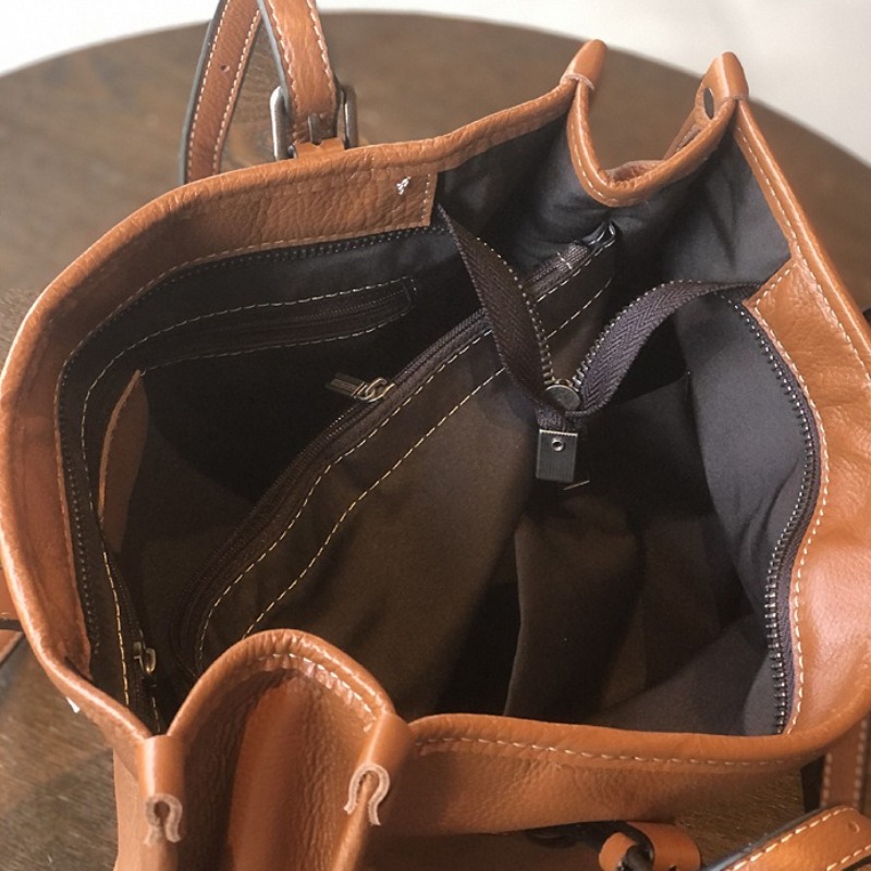 กระเป๋าโท้ทหนังแท้สำหรับผู้หญิ - Quiet Luxury Bags Tote บทวิจารณ์และราคา