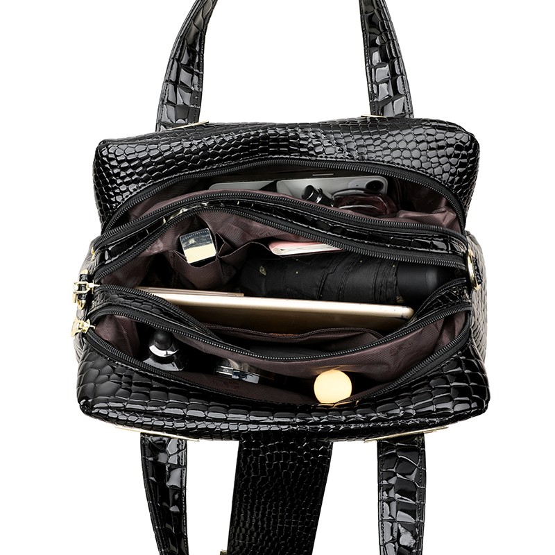 กระเป๋าถือลายจระเข้สุดหรู ดีไซ - Luxury Zipper Bags บทวิจารณ์และราคา