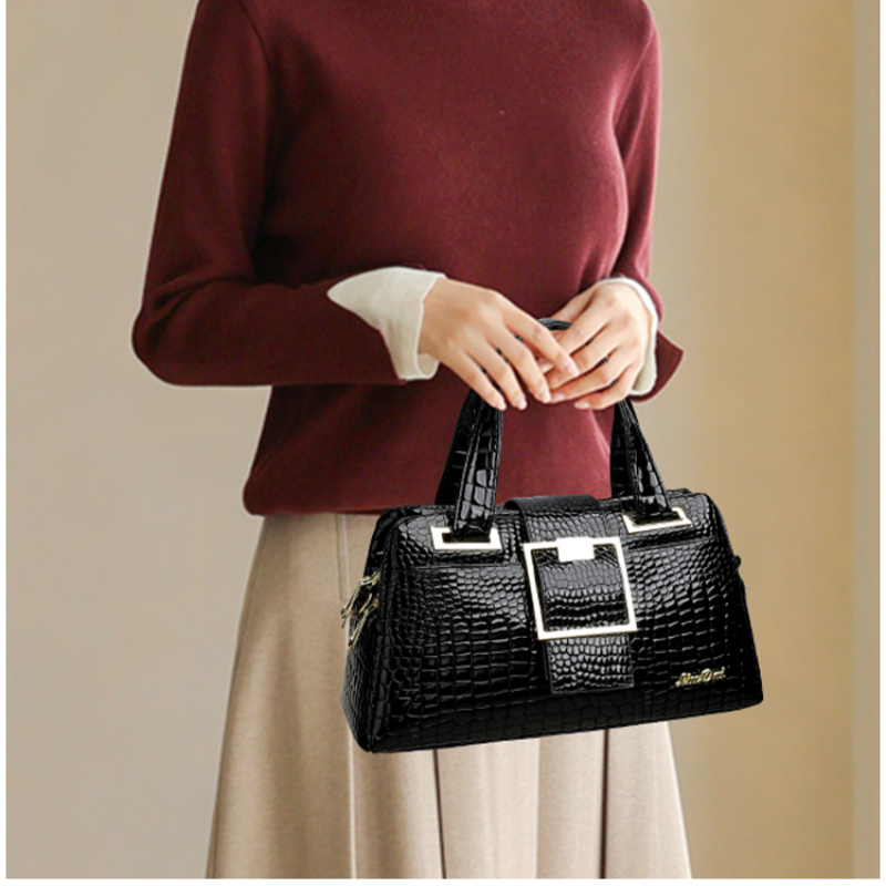 กระเป๋าถือลายจระเข้สุดหรู ดีไซ - Luxury Zipper Bags บทวิจารณ์และราคา