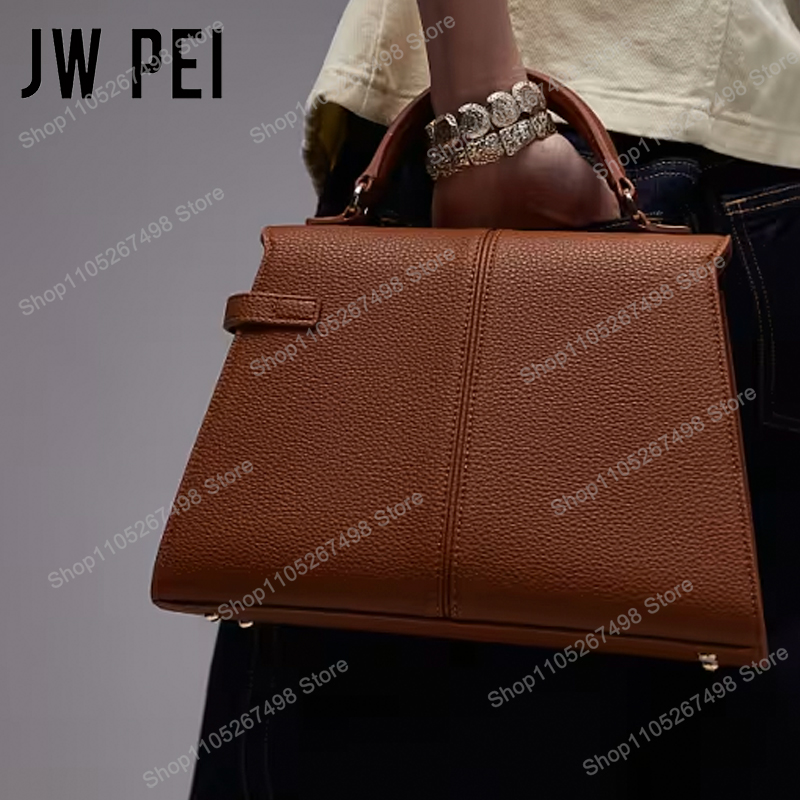 กระเป๋าถือหนังแท้ทรงสี่เหลี่ยม - Quiet Luxury Bags Tote บทวิจารณ์และราคา