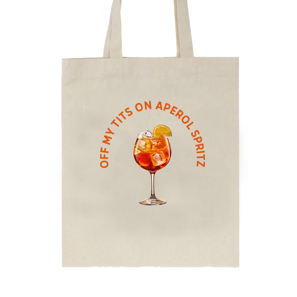 Off My Tits ON Aperol Spritz ก - Canvas Tote Designer บทวิจารณ์และราคา