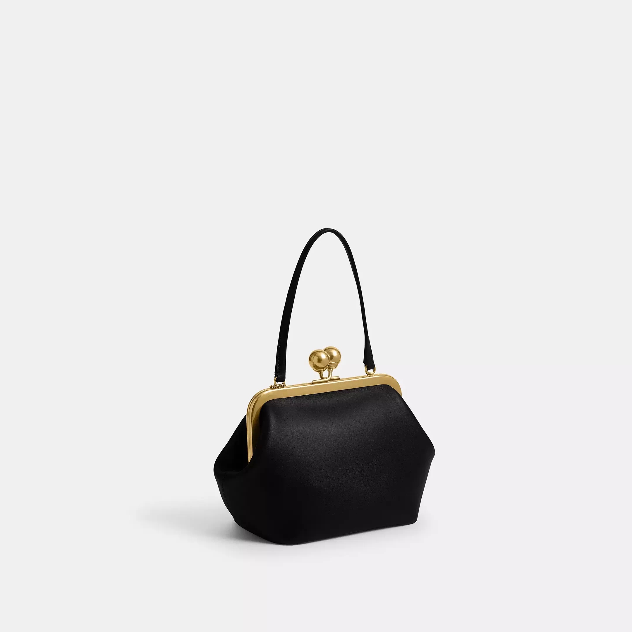 กระเป๋าคลัทช์ทรงกลมแบบมีหูหิ้ว - Structured Handbag Top Handle บทวิจารณ์และราคา