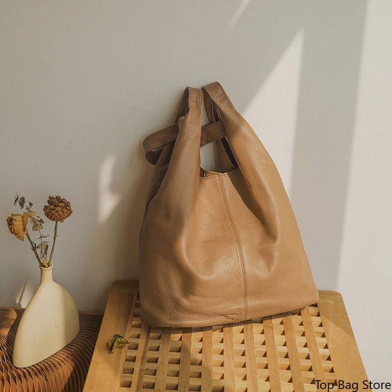 กระเป๋าถือสะพายไหล่หนังแท้สำหร - Quiet Luxury Bags Tote บทวิจารณ์และราคา