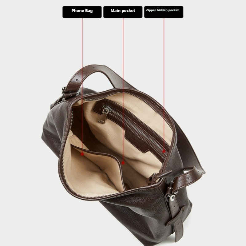 กระเป๋าโท้ทหนังแท้สำหรับผู้หญิ - Quiet Luxury Bags Tote บทวิจารณ์และราคา