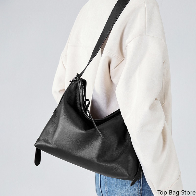 กระเป๋าสะพายไหล่หนังแท้สำหรับผ - Quiet Luxury Bags Tote บทวิจารณ์และราคา