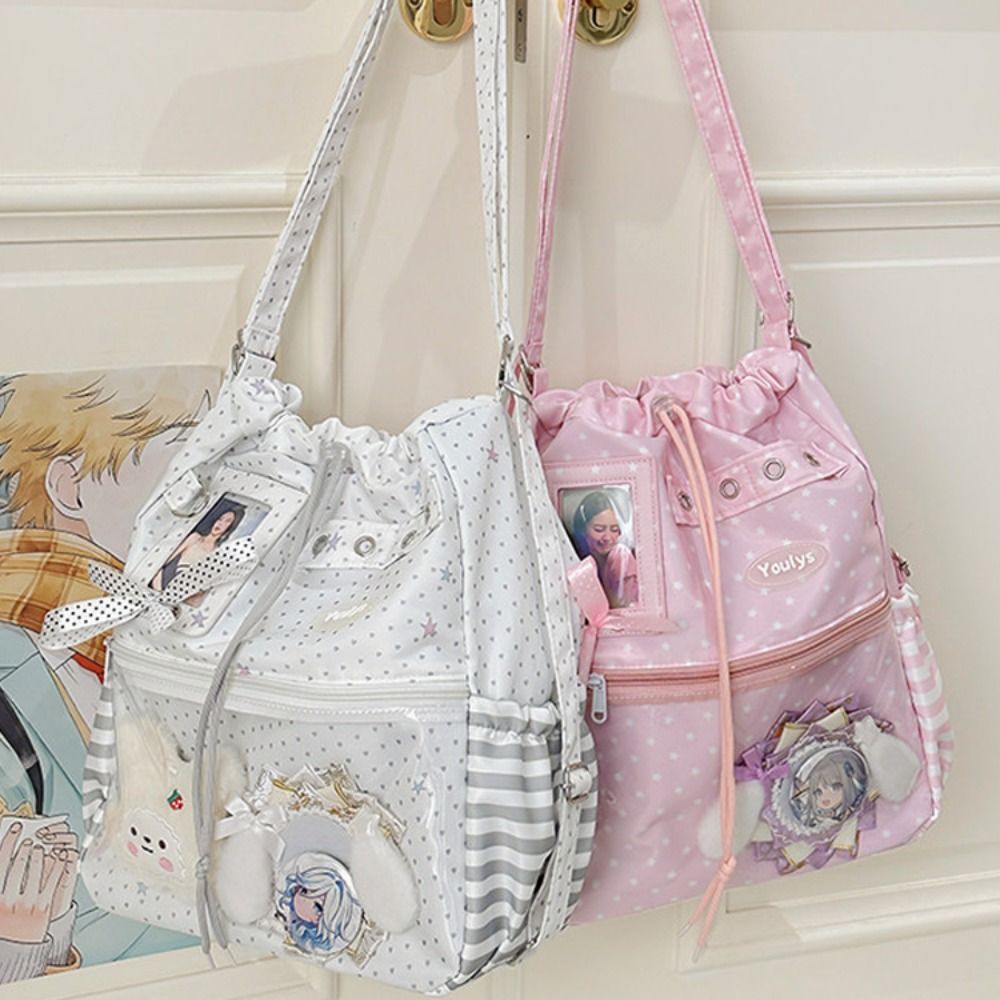 กระเป๋าเป้ลายจุดน่ารัก กระเป๋า - Canvas Tote Designer บทวิจารณ์และราคา