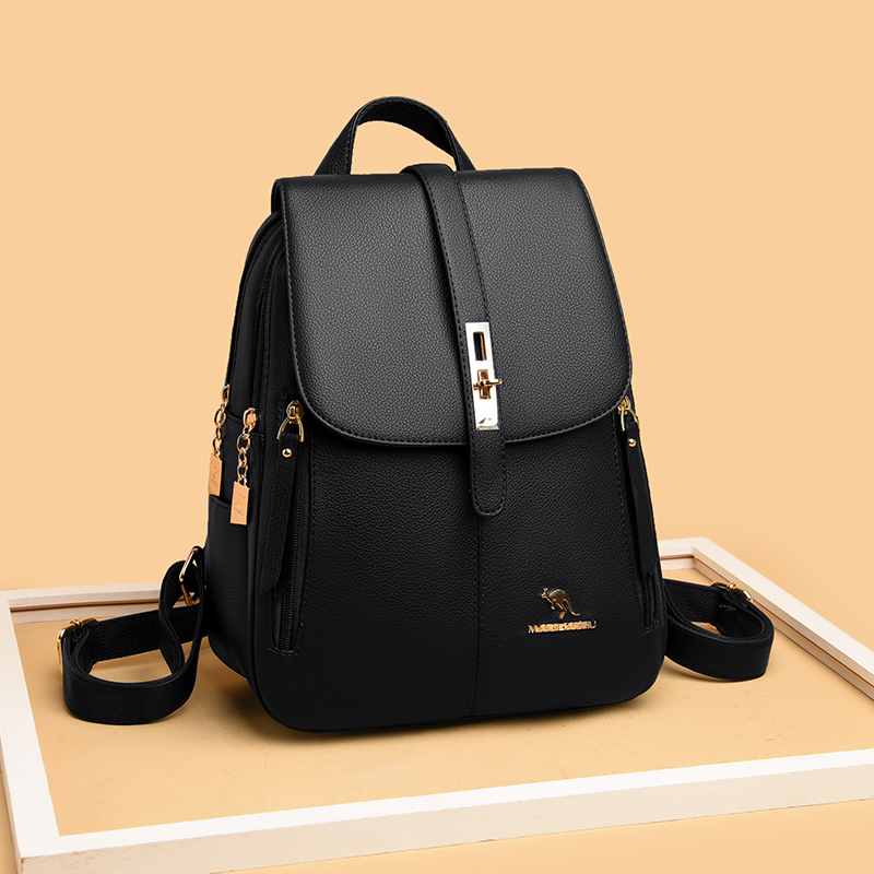 กระเป๋าเป้สะพายหลังหนังวินเทจส - Luxury Zipper Bags บทวิจารณ์และราคา