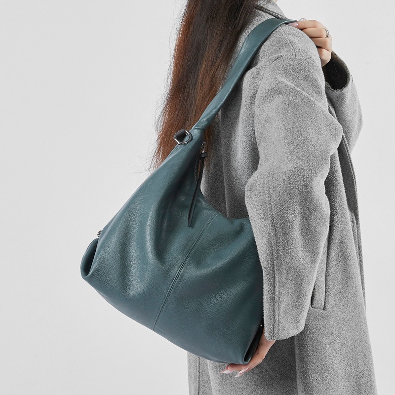 กระเป๋าสะพายไหล่หนังแท้สำหรับผ - Quiet Luxury Bags Tote บทวิจารณ์และราคา