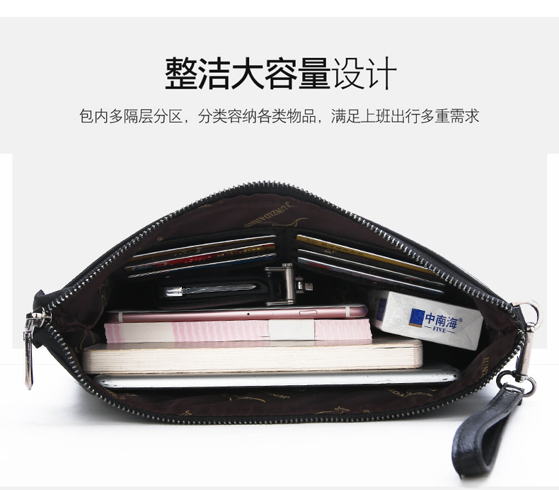 กระเป๋าคลัทช์ผู้ชาย ดีไซน์แบรน - Key Holder Leather Pouch บทวิจารณ์และราคา