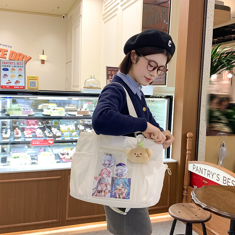 JIAERDI Y2k Harajuku ออกแบบสตร - Canvas Tote Designer บทวิจารณ์และราคา