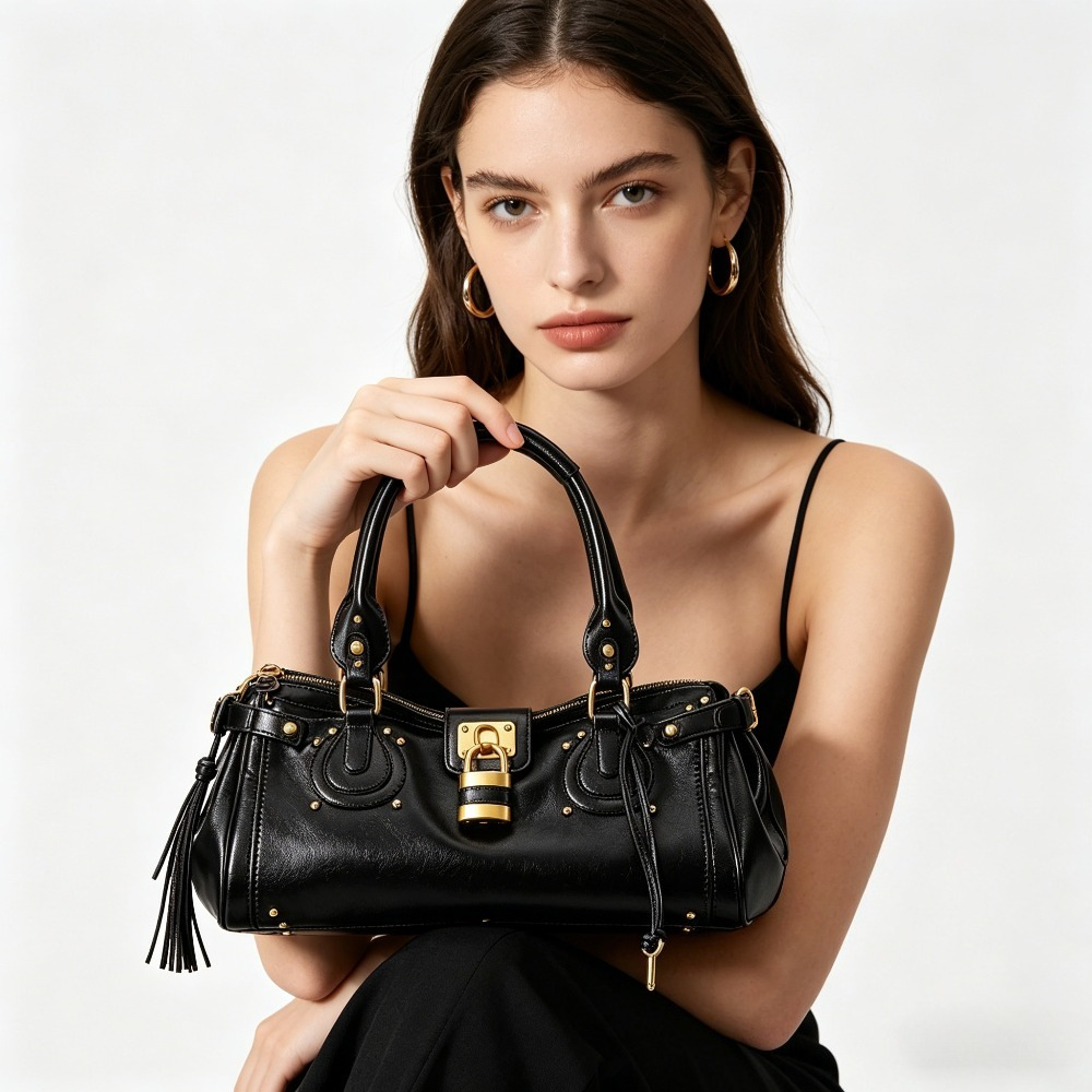 กระเป๋าโท้ท Y2K สไตล์สาวแซ่บ ร - Structured Handbag Top Handle บทวิจารณ์และราคา
